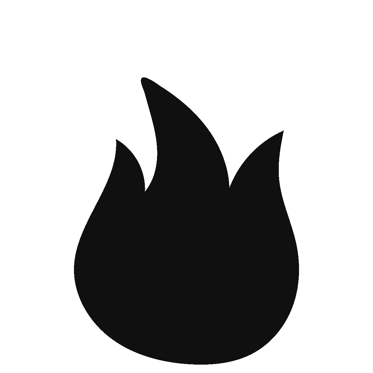 A gif of a moving black flame
